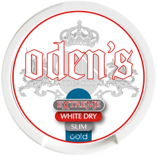 Снюс Oden`s Extreme white dry slim cold 22 mg (крижана м'ята)
